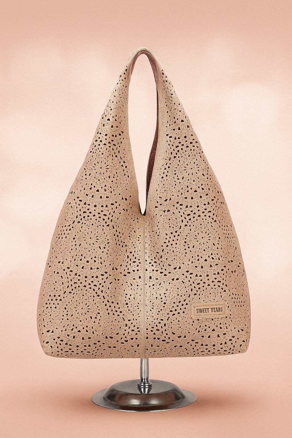 Luxuriöser Shopper in Leder-Optik