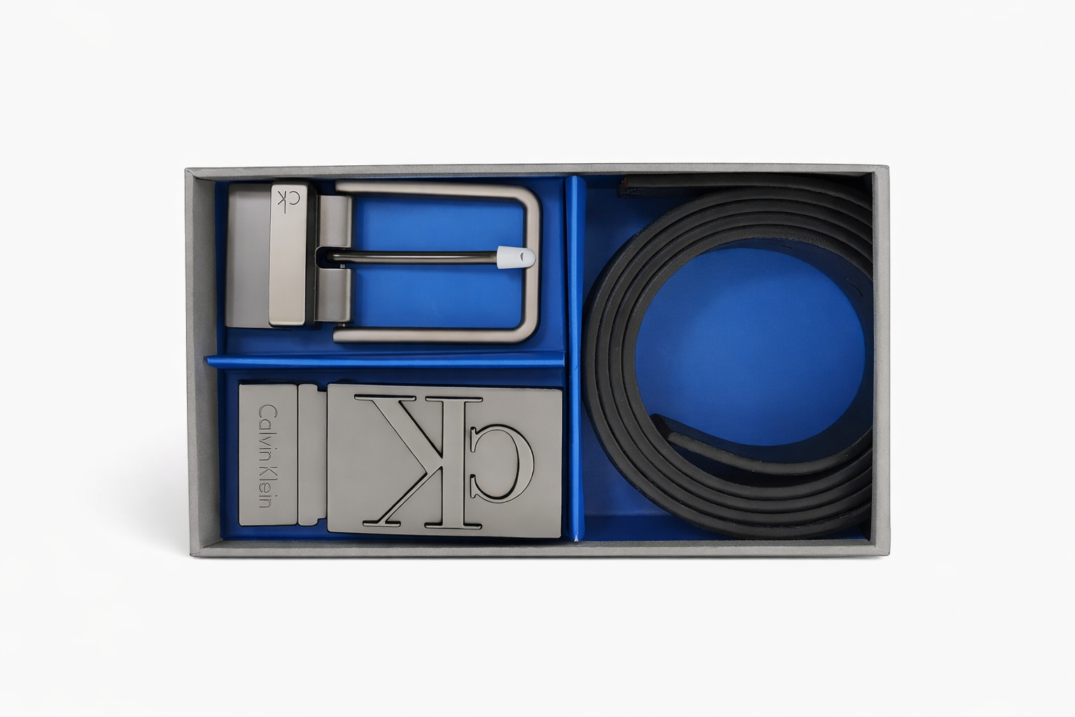 Calvin Klein Men's Belt Set - 2 Buckles