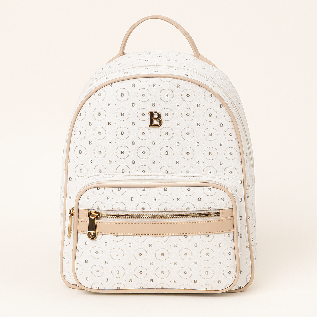 Luxury Mini-Rucksack in Creme/Beige – Stilvoller Begleiter