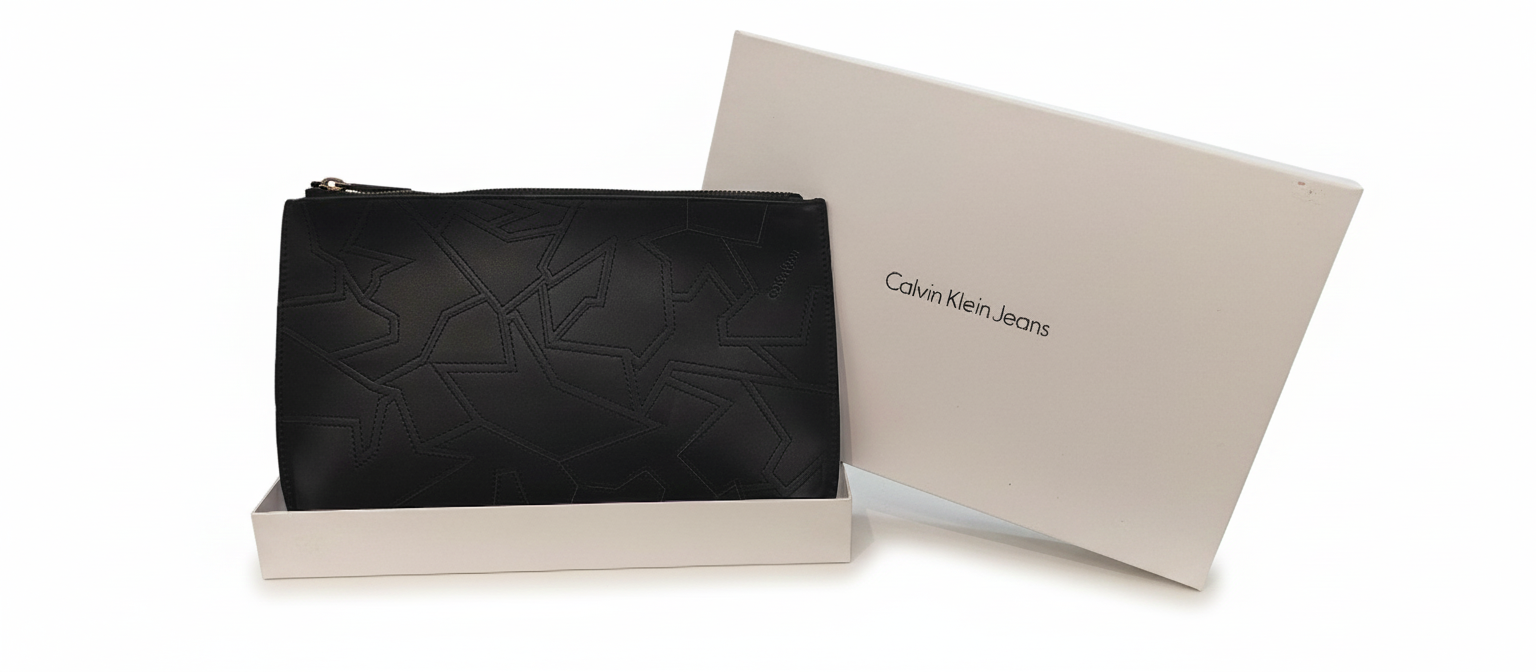 CK Jeans Logo Clutch Bag
