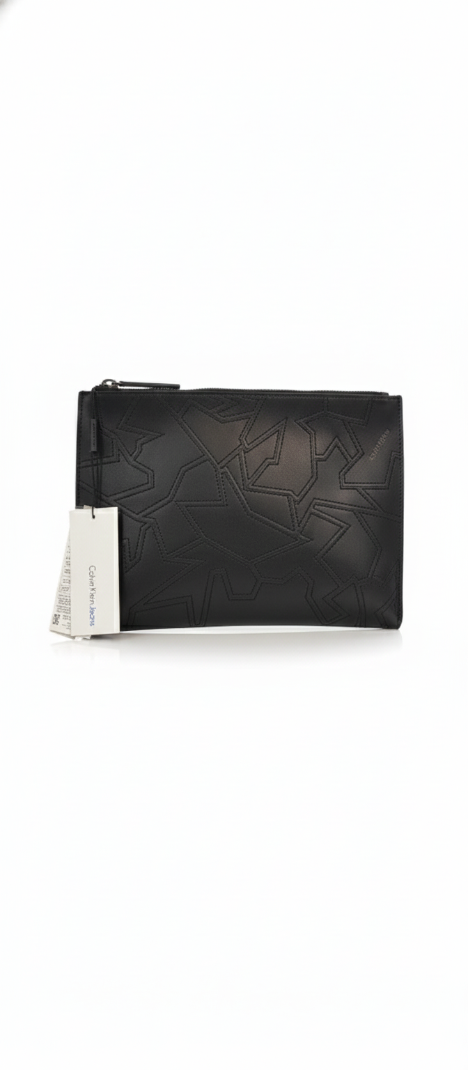 CK Jeans Logo Clutch Bag